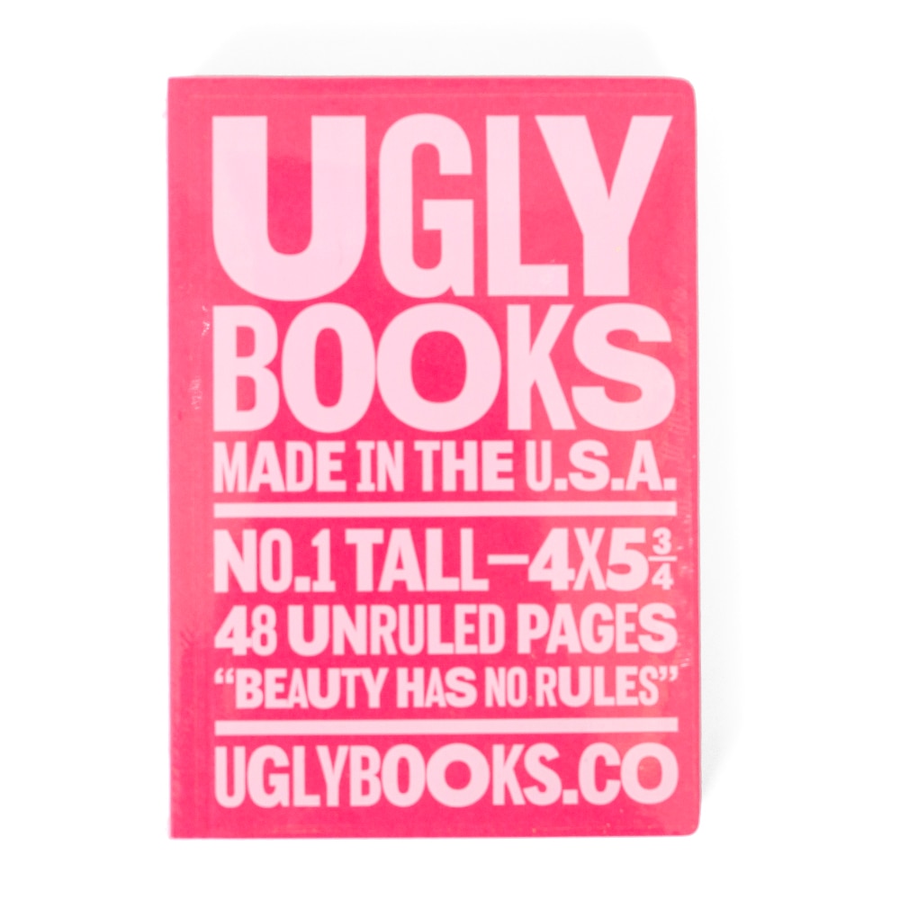 Memo & Notebooks, Art & School, 4"x5.75", Uglybooks, #1, Perfect Bound, Book, 3 Pack, Breakers, 963744